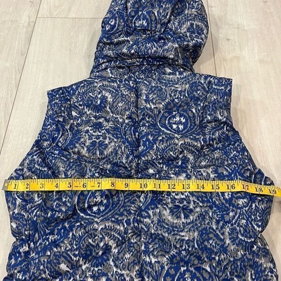PATAGONIA Full Zip MultiColor Hooded Sleeveless Puffer Vest / Jacket size M - Picture 4 of 7